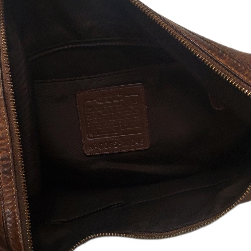 STUNNING! XL COACH ERGO SOHO LEATHER HOBO w/BRAIDED HANDLE - Picture 6 of 6